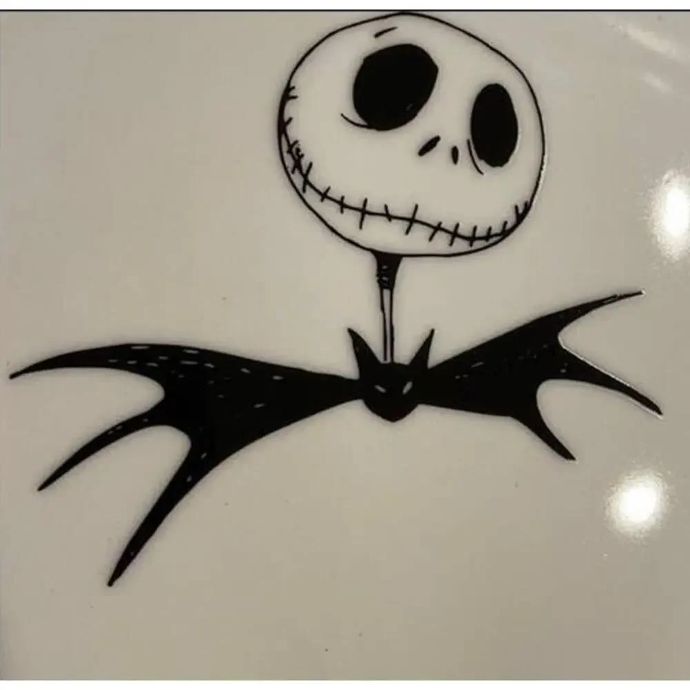 4 Nightmare Before Christmas Jack Skellington Halloween Lunch Salad Plates‎ 8